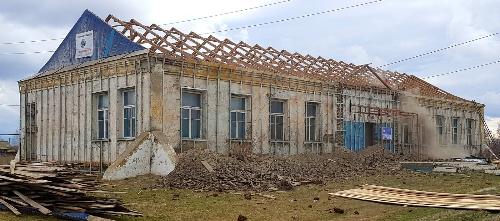 Сельский ДК - ремонт начался
