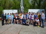 Легкоатлетическая эстафета в честь Дня Победы